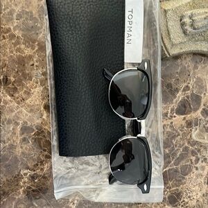 Topman Black Sunglasses